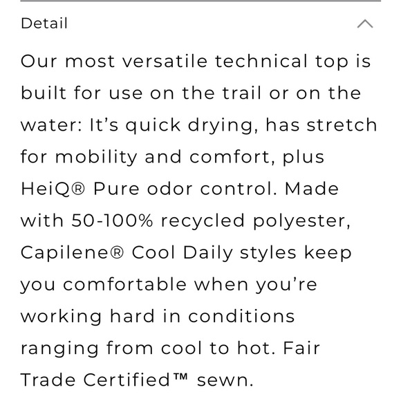 Patagonia Blue Capilene Cool Daily Skyline Graphic Hoodie Outdoor Women’s SZ Med - Picture 14 of 16